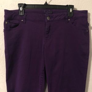 NWOT Tripp NYC Purple Skinny Jeans